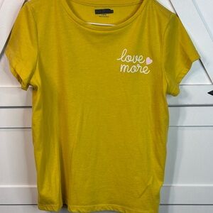 Kids 'Love More' Yellow Tee